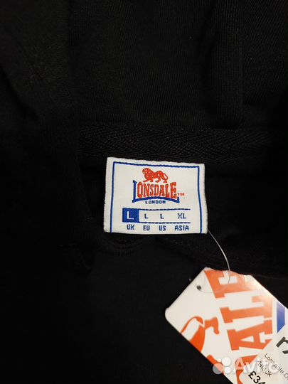 Худи Lonsdale новое оригинал M, L