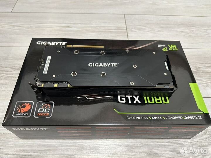 Gigabyte GTX 1080 WindForce OC 8гб