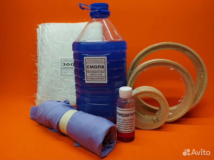 Набор для изготовления дверных карт смола полиэфир