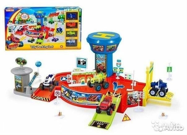 Городская парковка Вспыш и чудо-машинки