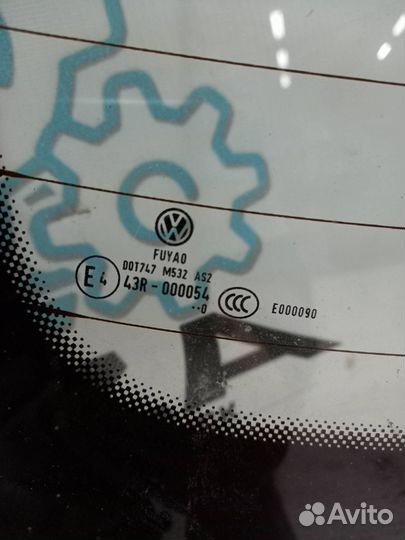 Заднее стекло Volkswagen Polo 5