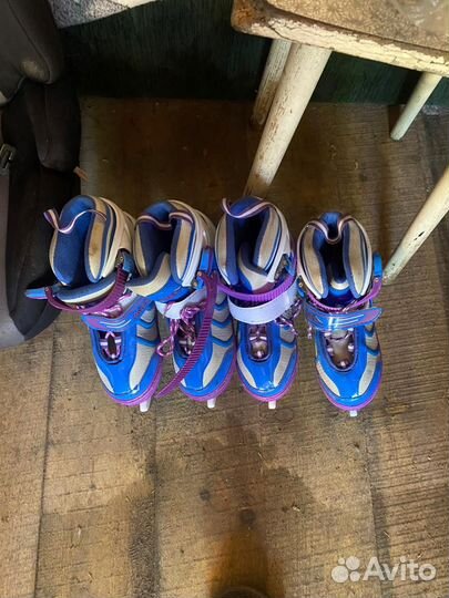 Коньки детские раздвижные