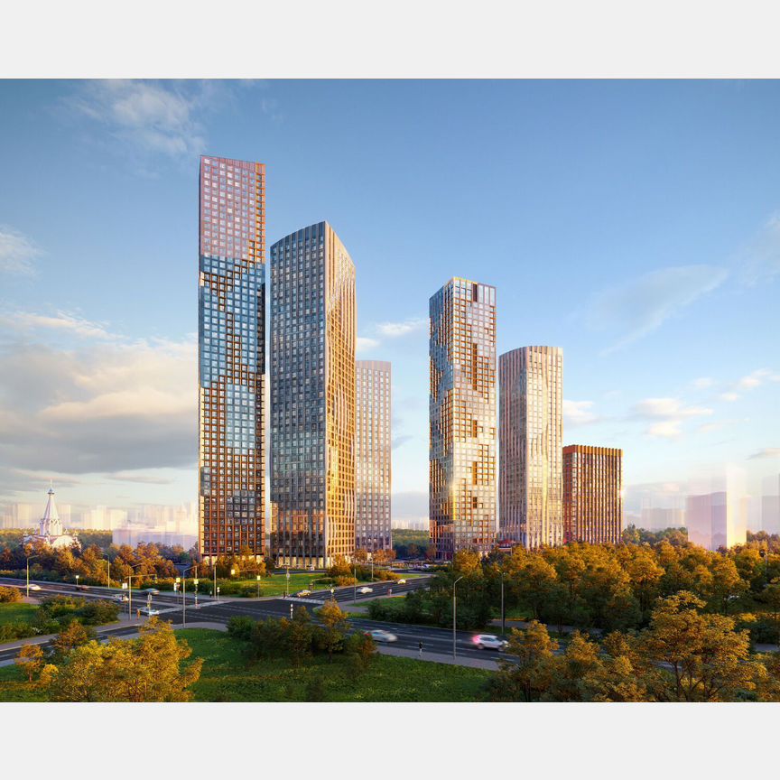 2-к. квартира, 35,8 м², 8/54 эт.