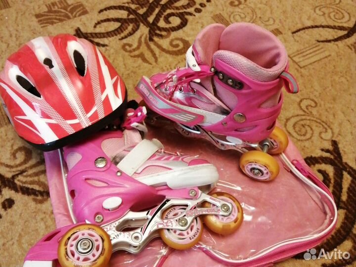 Роликовые коньки детские 28-33