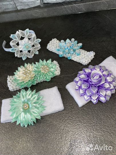 Резинки, бантики, заколки для волос