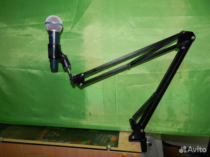 Стойка для микрофона настольная (пантограф)