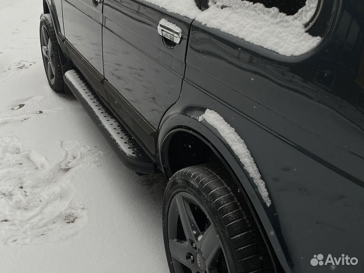 Колёса на ниву R17 на оригинальных дисках Vag