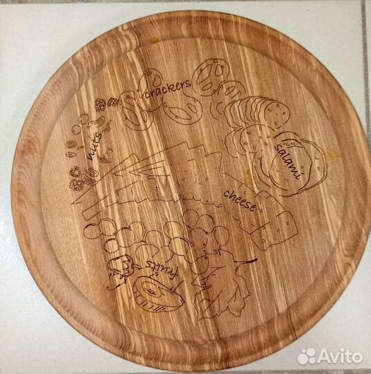 Менажница деревянная (поднос)