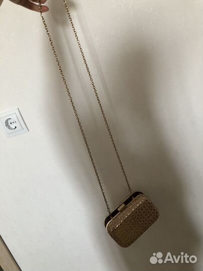 Сумка клатч бежевый