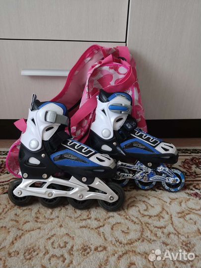 Роликовые коньки детские раздвижные
