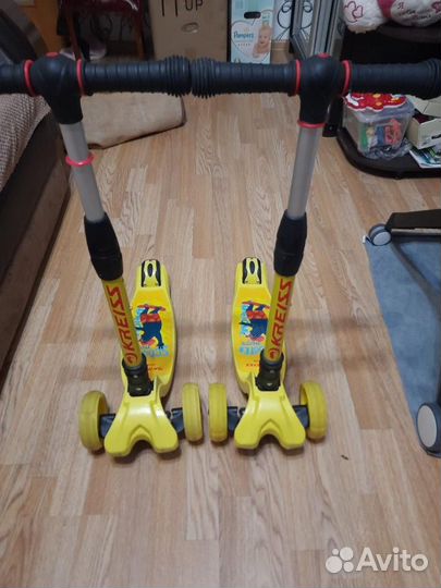 Самокат детский трехколесный kreiss