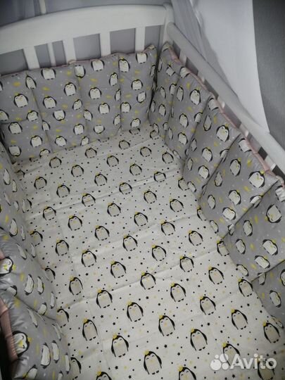Бортики в кроватку новые