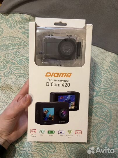 Экшн камера Digma DiCam 420