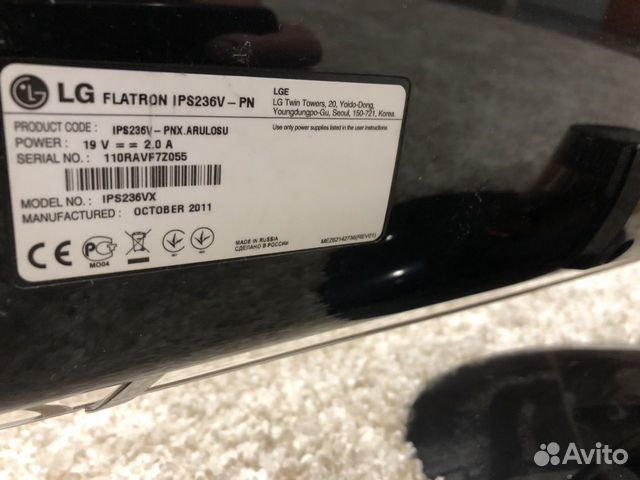 Монитор LG flatron 24 дюйма 1920x1080 объявление продам