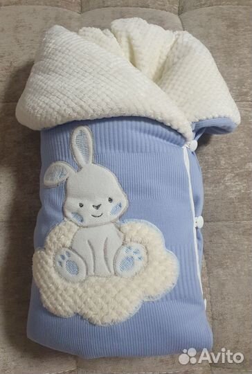 Конверт зимний для выписки из роддома