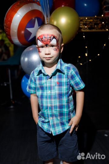 Аквагрим для детей на лице