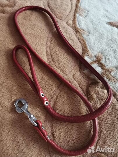 Поводок для собак кожаный