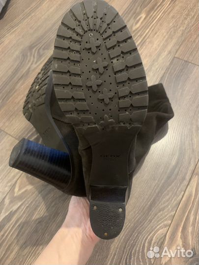 Сапоги женские Geox 39 размер, замшевые