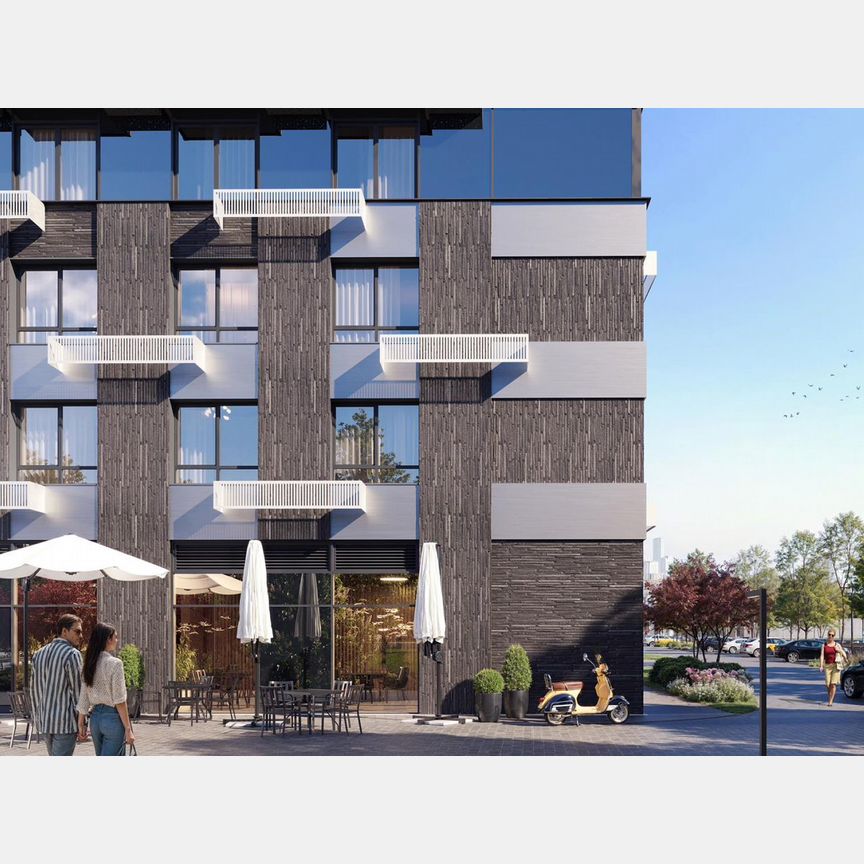 1-к. апартаменты, 40,9 м², 3/23 эт.