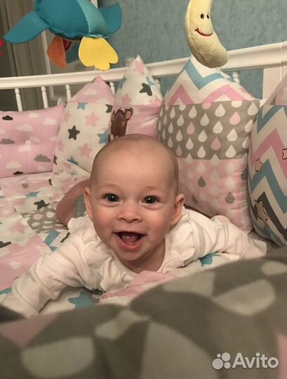 Мягкие бортики в кроватку