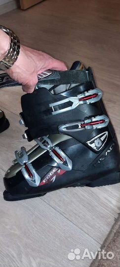 Горные лыжи и ботинки размер Европейский 28.5 шири