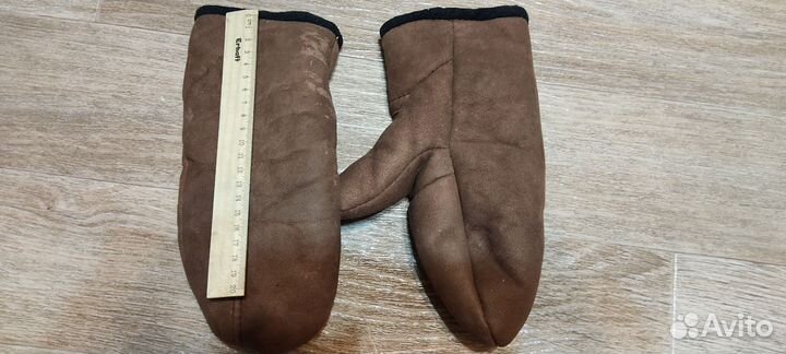 Варежки натуральный мех