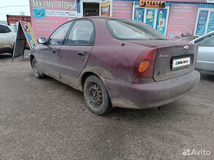 Chevrolet Lanos 1.5 МТ, 2008, 186 500 км