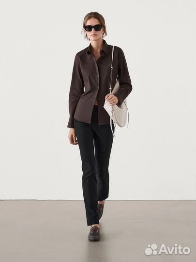 New Рубашка Massimo dutti стрейч M Испания
