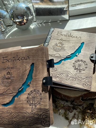 Блокнот ручной работы с Байкалом