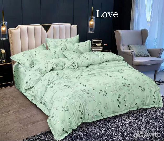 Белье постельное поплин евро Фабричный Китай