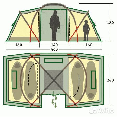 Палатка Alexika Indiana 4