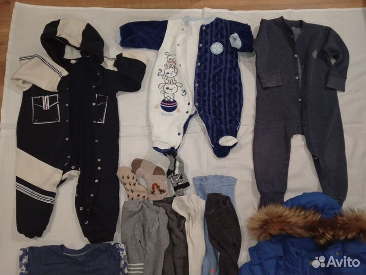 Детские вещи пакетом на мальчика от 0-1,5 года