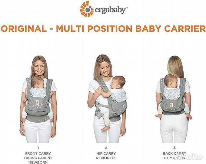 Эргорюкзак ergobaby + слюнявчики