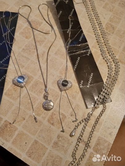 Swarovski кулон сердце