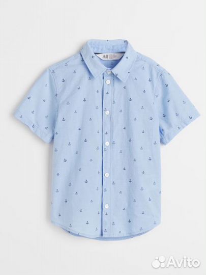 Рубашка H&M 6-12 мес, 80 размер