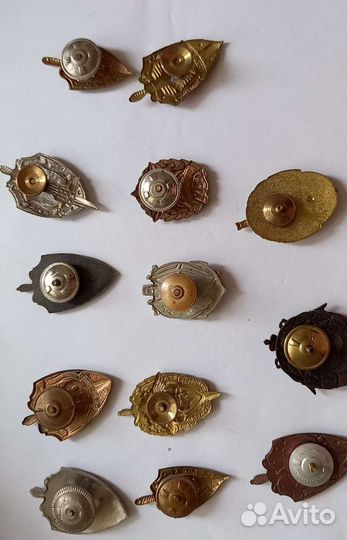 Тяжелые значки СССР