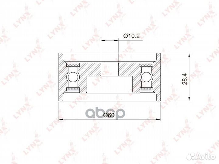 PB-3013 ролик обводной ремня грм Mitsubishi L2