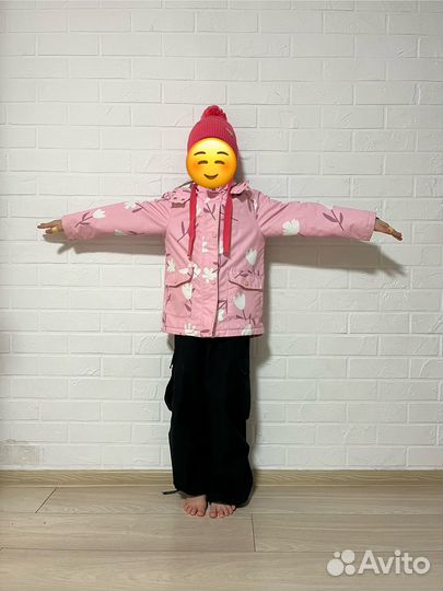 Куртка и шапка для девочки