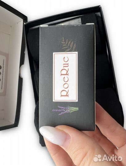 Мужские черные носки в коробке с мылом