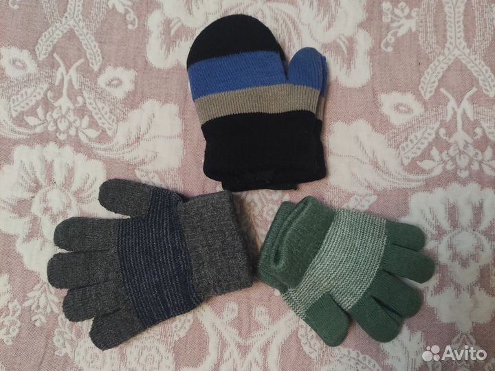 Перчатки детские, на 1 и 2 годика
