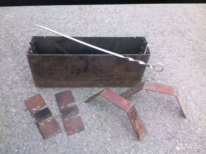 Мангал под один шампур