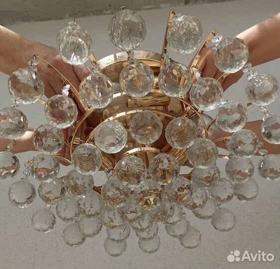 Люстра потолочная б/у