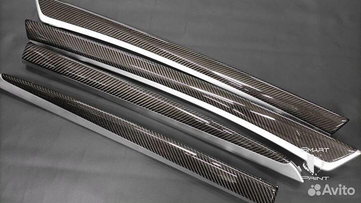 Декоративные планки салона BMW F10 карбон