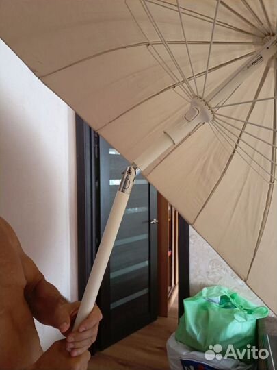 Зонт большой, для пляжа, для дачи.для природы.Ikea