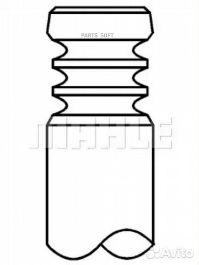 Mahle 227VE30954000 Клапан впускной MAN truck D206