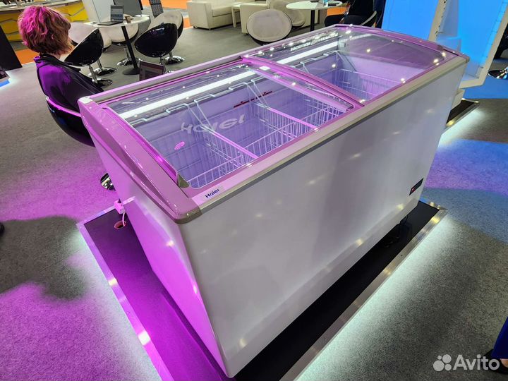 Морозильные лари бонеты Haier 100-210см