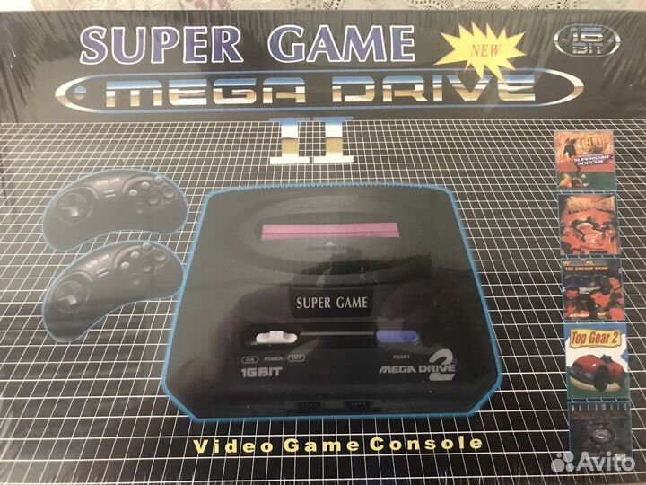 Приставка Sega 16 bit игры