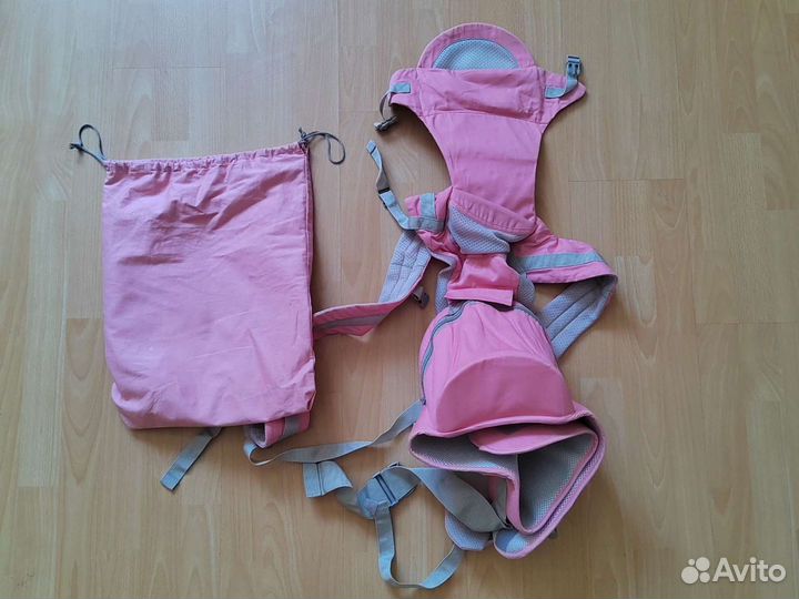 Эрго рюкзак Хипсит AveBaby (розовый) эргорюкзак