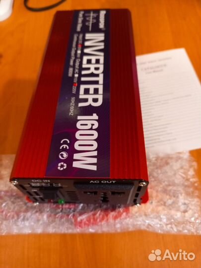 Инвертор 1600 вт Чистый синус 12-220 V