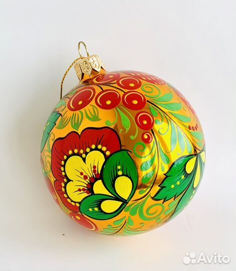 Елочный шар ручная роспись